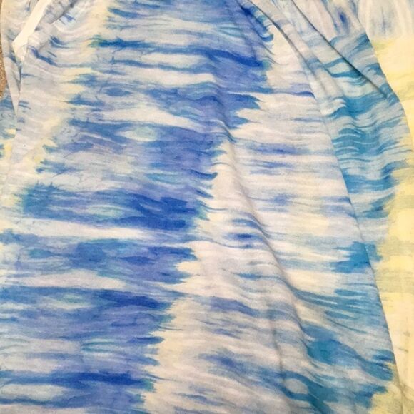 Chico’s blue and yellow swimsuit coverup. - Picture 6 of 6